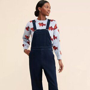 Universal Standard Casey Wide Leg Blue Denim Overalls. Size 22-24 3X